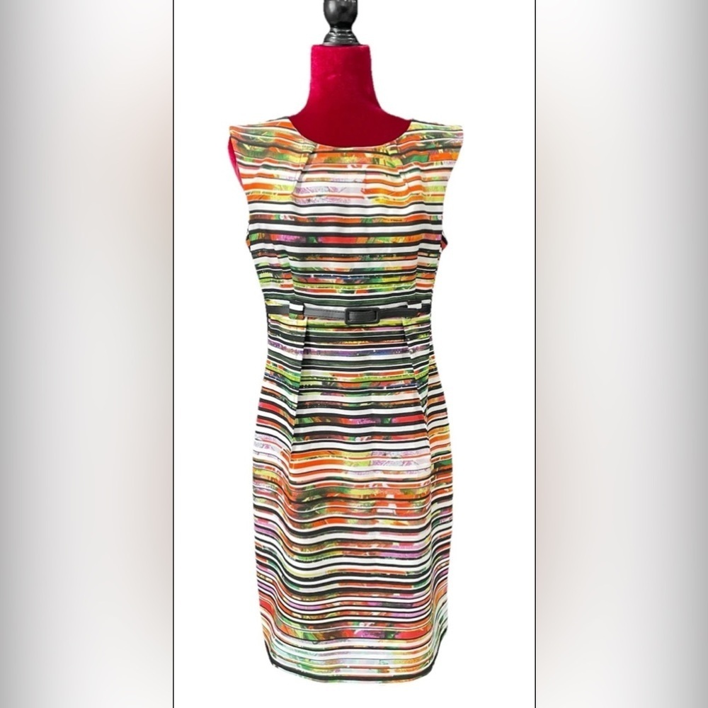 Shelby & Palmer Colorful Striped Dress